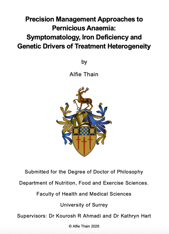 pernicious anaemia phd